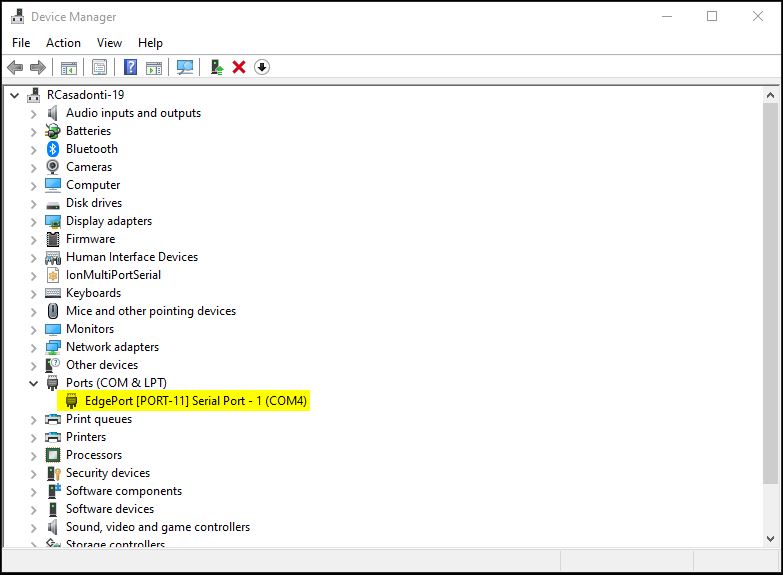 How To Setup A Usb To Serial Cable And Find The Com Port Number 