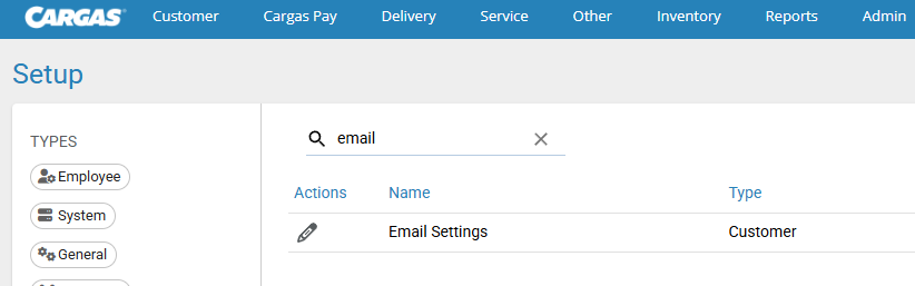 Email Settings